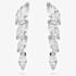 Swarovski Mesmera Rhodium Plated Marquise Cut Stud Earrings 5748007