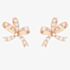 Swarovski Volta Rose Gold Plated Small Bow Earrings 5647572