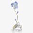 Swarovski Florere Forget Me Not Purple Flower Ornament 5666971