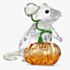 Swarovski Idyllia Mouse and Pumpkin Figurine 5732809
