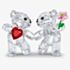 Swarovski Kris Bear Happy Together Figurine 5558892