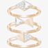 Swarovski Heroism Rose Gold Tone Ring