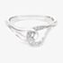 Swarovski Classica Sterling Silver Round Cut Interlocking Ring 5745563 55