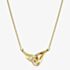 Swarovski Classica 18ct Yellow Gold Plated Round Cut Interlocking Pendant 5745560