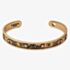 ALEX AND ANI Love- Gold Finish Pink Crystal Cuff A17CF01RG