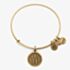 ALEX AND ANI Initial 'W' Charm Bangle A13EB14WG