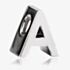 Rosa Lea Letter A Charm AM-2THB0071-A