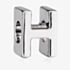 Rosa Lea Letter H Charm AM-2THB0071-H
