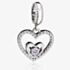 Rosa Lea June Birthstone Heart Dangle Charm AM-2THB004204-Lavender