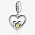 Rosa Lea November Birthstone Heart Dangle Charm AM-2THB004204-Yellow