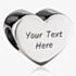Rosa Lea Plain Heart Charm AM-2THB006104