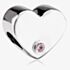 Rosa Lea Pink Heart Charm AM-2THB006204-Pink