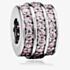 Rosa Lea Pink Three Row Barrel Charm AM-2THB003604-Pink