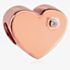 Rosa Lea White Offset Heart Charm AM-2THB001806