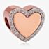 Rosa Lea Pave Edge Heart Charm AM-2THB011606