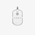 Buddha To Buddha Silver Dog tag Pendant 667 ONE