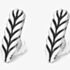 Buddha To Buddha Ellen Silver Braid Earrings 479 ONE