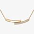 BOSS Saya Gold-Tone Double Bar Necklace 1580280