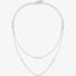 BOSS Laria Stainless-Steel Logo and Crystal Stations Necklace 1580447