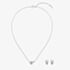 BOSS Silver Tone Linked Circles Jewellery Set 1570198