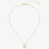 BOSS Double B Divine Gold Tone Pendant Necklace 1580837