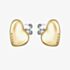 BOSS Honey Gold Plated Heart Stud Earrings 1580564
