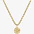 BOSS Gold Tone Compass Pendant Necklace 1580549