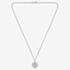 BOSS North Silver Tone Compass Pendant Necklace 1580841