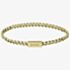 BOSS Mens Gold-Tone 19cm Curb Bracelet 1580172M