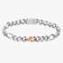 BOSS Rian Two Colour Figaro Chain Bracelet 1580613M