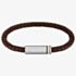 BOSS Brown Braided Leather Bracelet 1580623