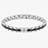 BOSS Archer Two Tone Black Enamel & Stainless Steel Link Bracelet 1580890