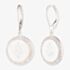 Lauren Ralph Lauren Silver & Cubic Zirconia Logo Shield Disc Drop Earrings 14G00328