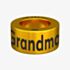Notch Family Grandma Heart Gold Charm 00007-GO