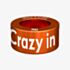Notch Love Crazy In Love Heart Orange Charm 00094-OR