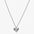 Maanesten Cassandra Silver Hammered Heart Labradorite Eye Necklace 2678C