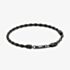 Steel & Barnett Helix Black Stainless Steel Twisted Rope Bracelet B-HEL02