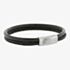 Steel & Barnett Denby Black Dual Band Leather Bracelet LBD/005