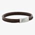 Steel & Barnett Denby Brown Dual Band Leather Bracelet LBD/006