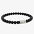 Steel & Barnett Natural Ned Black Onyx Gemstone Bead Bracelet SBNN/001