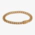 Steel & Barnett Valence Vic 18ct Yellow Gold Plated Cuban Link Chain Bracelet SSTBVV/001