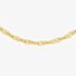 9ct Yellow Gold Diamond-Cut Twisted Curb Chain 1.13.0464
