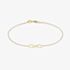 9ct Yellow Gold Adjustable Infinity Bracelet 1.29.8152