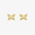 9ct Yellow Gold Filigree Butterfly Stud Earrings 1.55.6879