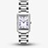 Sekonda Ladies Classic Colette White Rectangular Dial Metal Alloy Bracelet Watch 40734