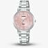 Lorus Ladies Light Pink Sunray Dial Stone Set Watch RY521AX9
