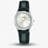 Lorus Ladies Classic White Dial Black Leather Strap Watch RG215YX9