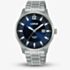 Lorus Mens Sports Blue Dial Bracelet Watch RH997QX9