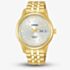 Lorus Ladies Classic Silver Dial Gold Tone Bracelet Watch RL406CX9