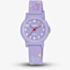 Lorus Junior Purple Bunny Pattern Rubber Strap Watch RRX43JX9